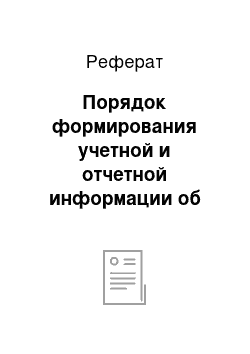 Реферат: Порядок формирования учетной и отчетной информации об операциях в иностранной валюте